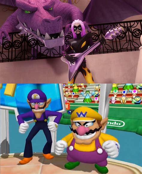 Wario And Waluigi Cannot Stand Guitar Villain By Nicolevega2021 On