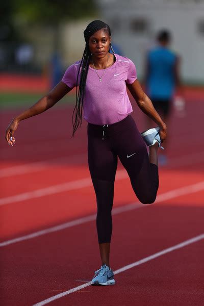 In the process, she became the first woman to complete the olympic sprint double since the. Elaine Thompson - Elaine Thompson Photos - 2018 Gold Coast ...