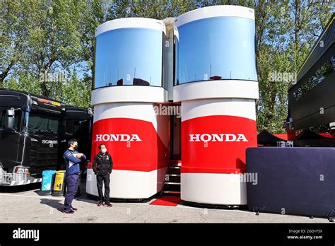 Honda Motorhome In The Paddock Emilia Romagna Grand Prix Friday 16th