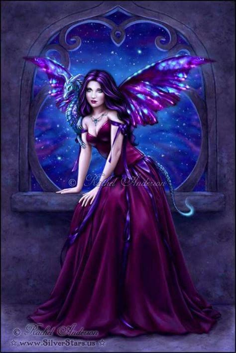 Cool Purple Fairy Fairy Artwork Beautiful Fairies