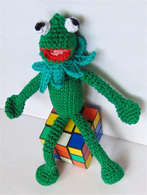 Kermit The Frog Amigurumi Crochet Pattern Pdf E Book Etsy
