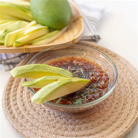 Vietnamese Green Mango Sweet And Savory Dipping Sauce Nước Mắm Chấm Xoài