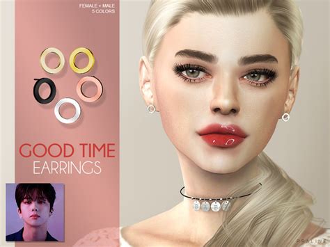 Good Time Earrings By Pralinesims At Tsr Sims 4 Updates