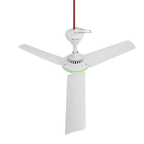 At the time of emergency when power goes off very frequently you will have to use 12v dc ceiling fan which can run on the 12v power supplied by a solar panel or a 12 volt battery to get rid of summer heat. 3-Blade 12V Solar Ceiling Emergency Fan Powerful Caravan ...
