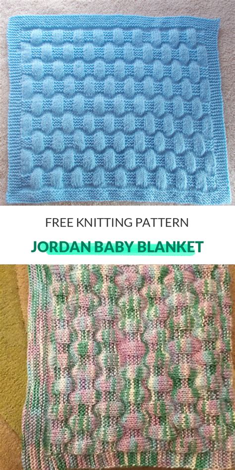 How To Knit Jordan Baby Blanket Free Knitting Easy Knitting