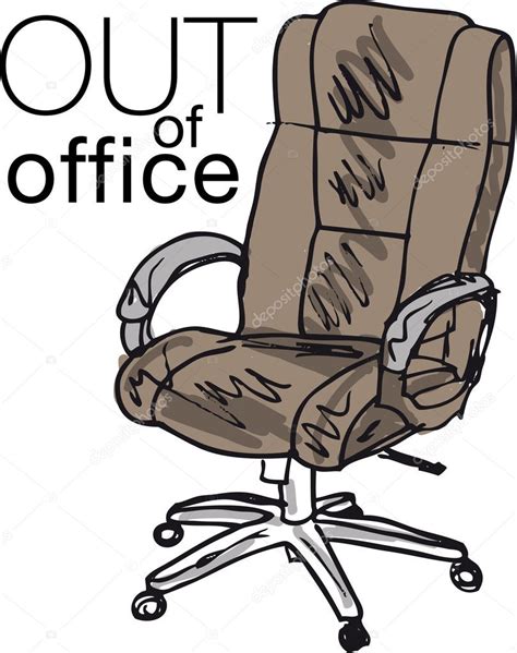 Out Of Office Vector Illustration — Stock Vector © Designfgb 10489151