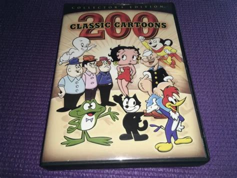200 Most Classic Cartoons Collectors Edition 4 Disc Dvd 722 Picclick