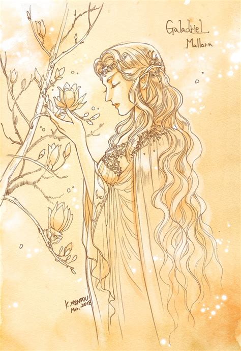 Galadriel Tolkien S Legendarium And More Drawn By Kazuki Mendou Danbooru