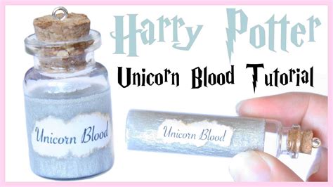 Unicorn Blood Pendant Harry Potter Tutorial Youtube
