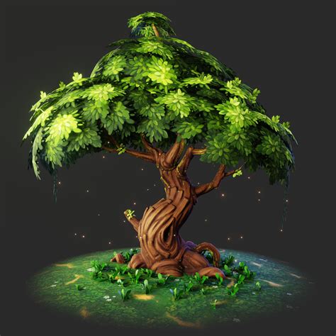 Stylized Tree Finished Projects Blender Artists Community
