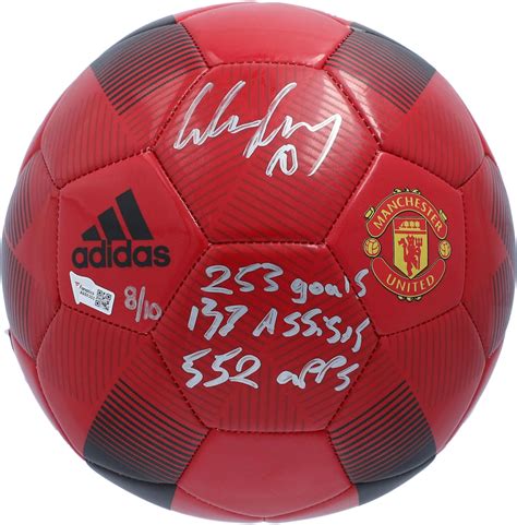 Fanatics Authentic Wayne Rooney Manchester United Fc Autographed