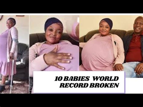 Woman Gives Birth To Babies In South Africa Breaks Guinness World