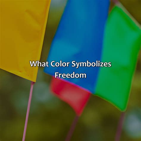 What Color Symbolizes Freedom Colorscombo Com