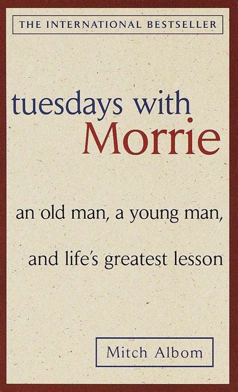 Tuesdays With Morrie Mitch Albom Buch Jpc
