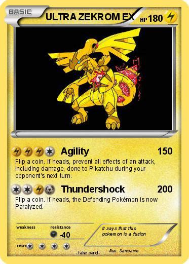 Pokémon Ultra Zekrom Ex 3 3 Agility My Pokemon Card