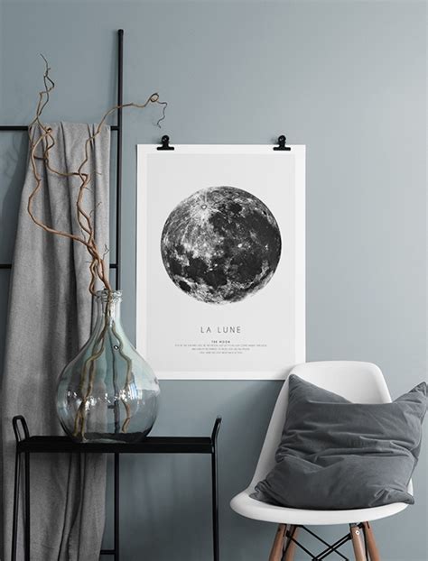 Graphic Poster With The Moon Posters Online