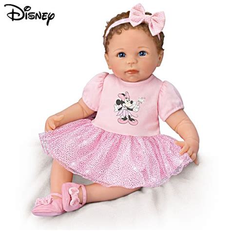 Officially Licensed Disney Minnie Mouse Reborn Poseable Lifelike Baby