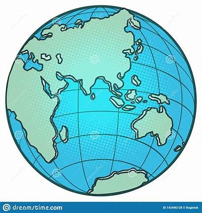 Asia Hemisphere Globe Africa Europe Australia Eastern