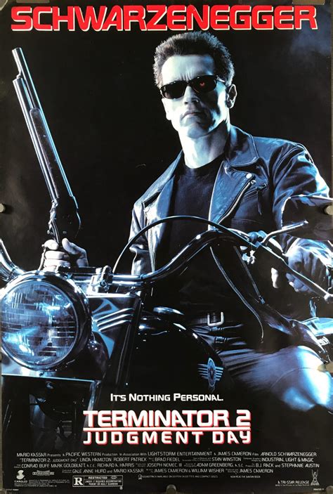 Terminator 2 Judgement Day Original Arnold Schwarzenegger Vintage