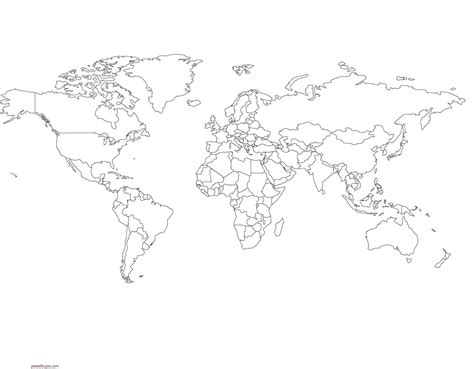 Imagens Do Mapa Mundo Para Imprimir E Colorir Mapa Mundi Para Colorir Images
