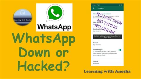 Whatsapp Last Seen Problem No Last Seen No Online No Typing Today