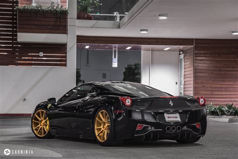 Ferrari 458 Italia Coupe Cars Black Wallpapers Hd Desktop And