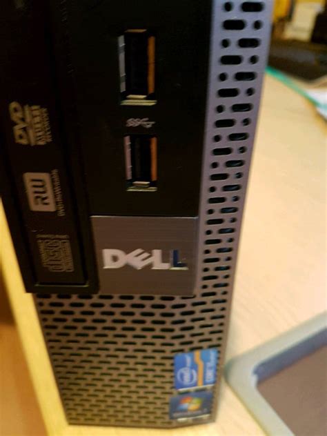 Dell Optiplex 9010 Ultra Small Form Factor Pc With Duel Screens In