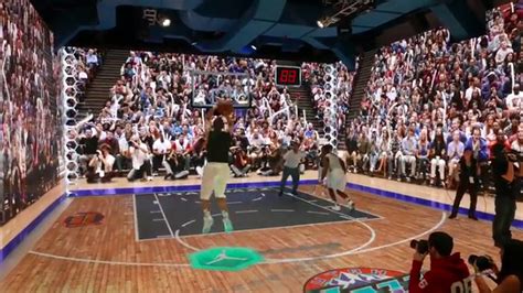 This interactive basketball court lets you re-enact Michael Jordan game 