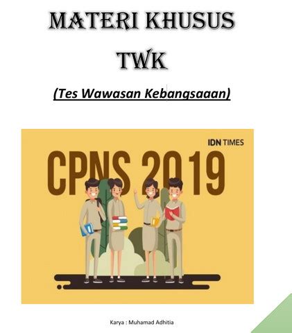 Maybe you would like to learn more about one of these? Materi Khusus Tes Wawasan Kebangsaan - Portal E-Book Sharing