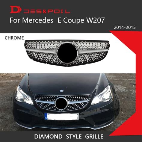 W207 Diamond Grill Gt Vertical Grille For Mercedes Benz E Coupe Front