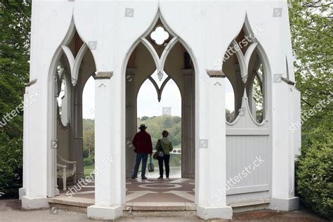 Gothic Temple Painshill Park Editorial Stock Photo Stock Image