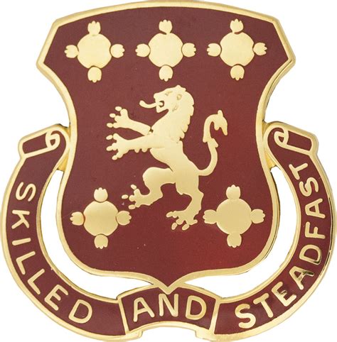 704th Support Battalion Unit Crest Skilled And Steadfast