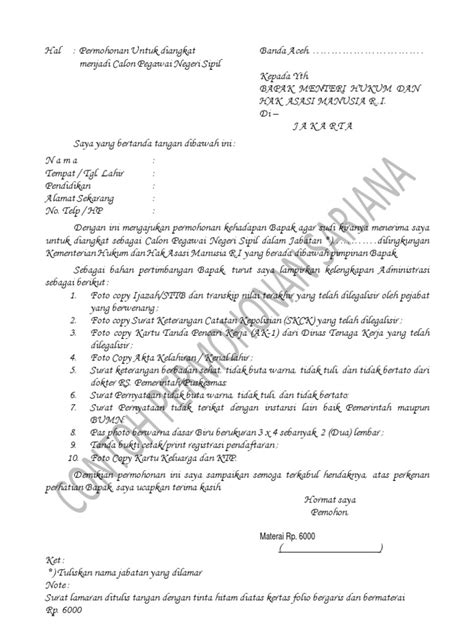 0 ratings0% found this document useful (0 votes). Contoh Surat Lamaran Pekerjaan Di Kertas Folio Bergaris ...