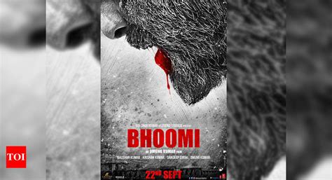 Bhoomi Teaser Poster Sanjay Dutts Gory Look Will Leave You