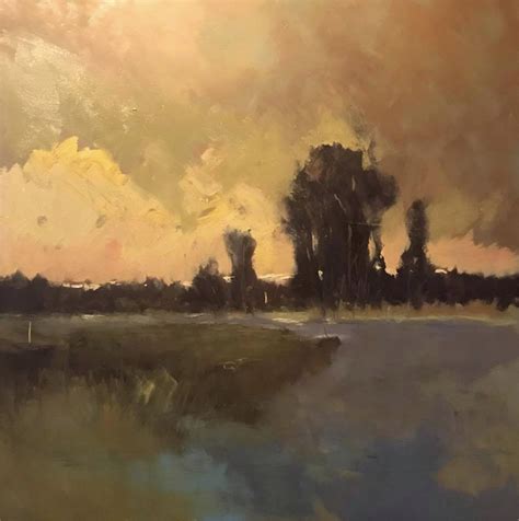 Winyah Bay Sunrise Original Oil Painting By James Calk