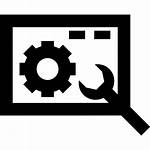 Icon Repair Symbol Tool Wrench Icons Vector