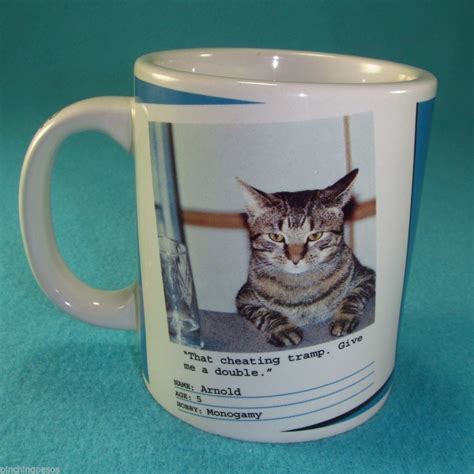 Sip from one of our many cat coffee mugs, travel mugs and tea cups offered on zazzle. Bad Cat Coffee Mug Tea Cup James Edgar Feline Humor Joke ...