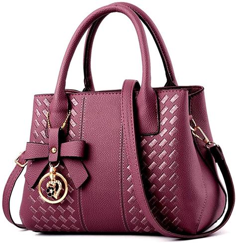 Purses And Handbags For Women Fashion Ladies Pu Leather Top Handle