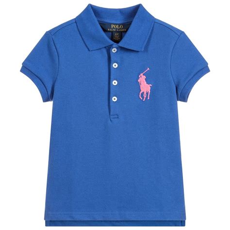 Polo Ralph Lauren Girls Cotton Piqué Polo Shirt Childrensalon