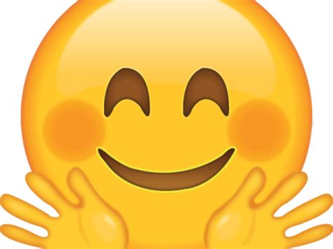 Sad Emoji Clipart Upset Hugging Face Hugs Hands Blush Smiley Emoji T