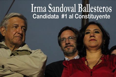 Irma eréndira sandoval ballesteros, secretaria de la función pública, aseguró que su esposo es una persona excepcional (foto: MORENA: Irma Eréndira Sandoval Ballesteros