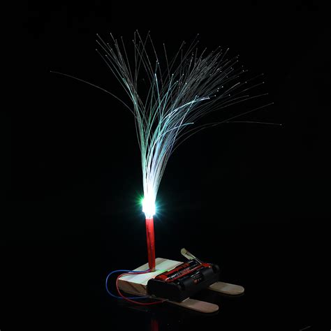 Diy Led Fiber Optic Lights Kit Colorful Glowing Lights Technology
