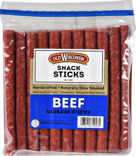 Old Wisconsin Beef Snack Sticks 26 Oz Brickseek