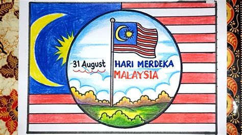 Cara Lukis Poster Kemerdekaan Malaysia Lukis Poster Hari Merdeka