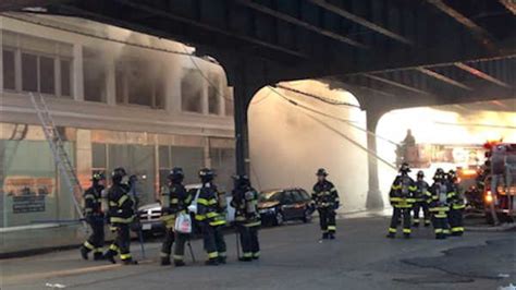 3 Alarm Fire In Bensonhurst Brooklyn Still Causing Subway Disruptions