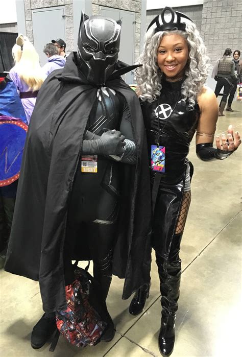 King Tchalla And Queen Ororo At Awesome Con 2018 By Rlkitterman On