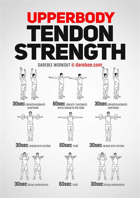 Upperbody Tendon Strength Workout With Images Strength Workout