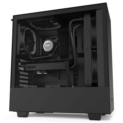 Nzxt Black H Mid Tower Windowed Pc Gaming Case Ca H B B City Center For Computers