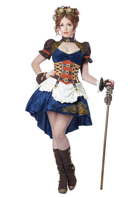 women s plus size steampunk fantasy costume