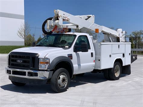 Used 2008 Ford Super Duty F 550 Xlt Drw 2dr Bucket Truck For Sale Sold